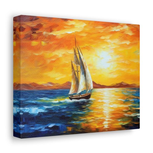 Sailing in the Sunset (Canvas Gallery Wrap)