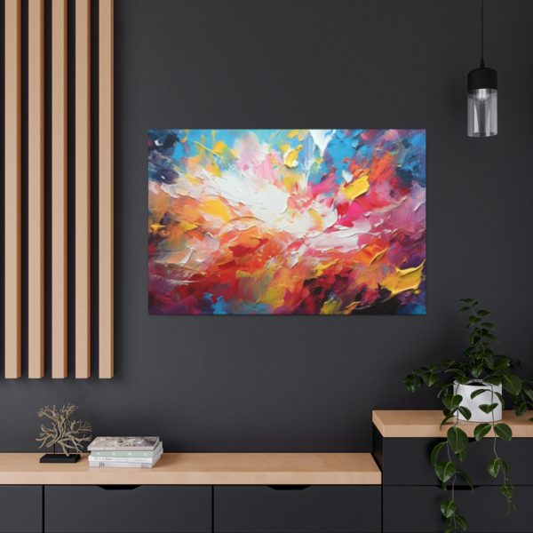 Abstract with Pallette Knife (Canvas Gallery Wrap)