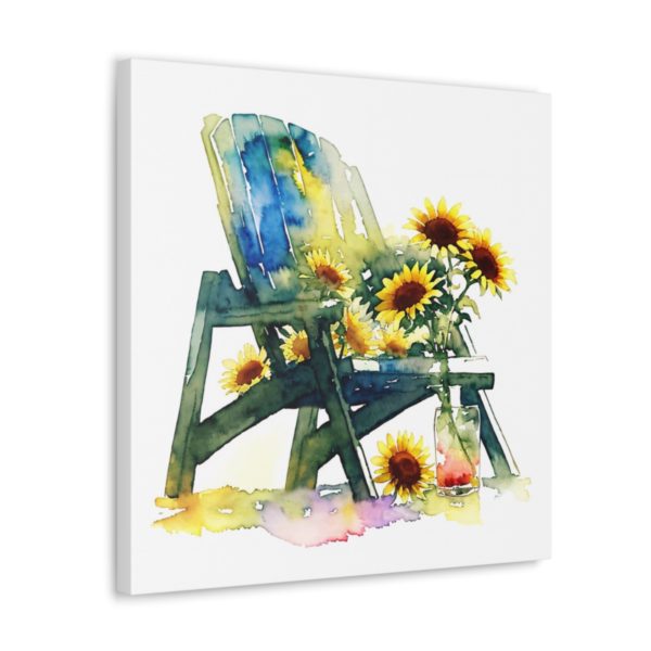 Sunny and Chair - Canvas Gallery Wrap