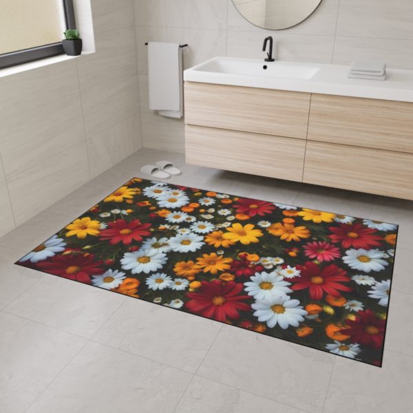 Vibrant Wildflower, Heavy Duty Floor Mat
