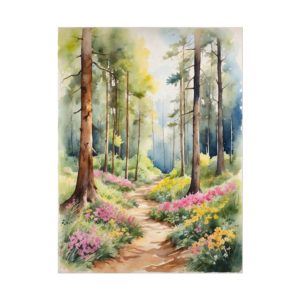 Sunny Spring Day Twin Trail - Art Print