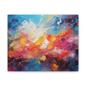 Abstract Palette Knife 4 Canvas Gallery Wrap