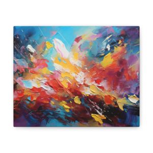 Abstract Palette Knife 2 Canvas Gallery Wrap