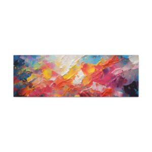 Abstract Palette Knife 3 Canvas Gallery Wrap