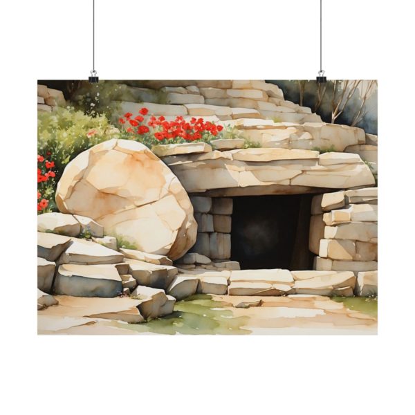 The Empty Tomb of Jesus after the Resurrection - Art Print