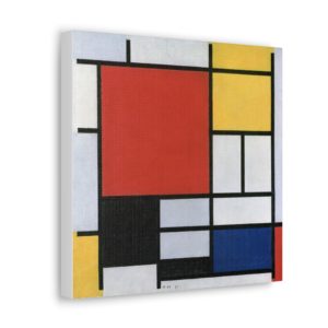 Piet Mondrian Composition (1921) on Canvas