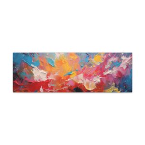 Abstract Palette Knife 5 Canvas Gallery Wrap