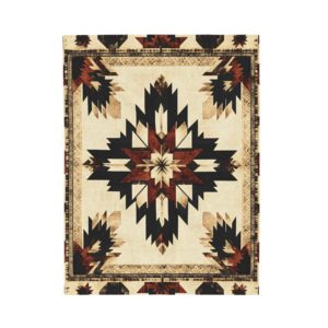 Native American Style - Velveteen Plush Blanket