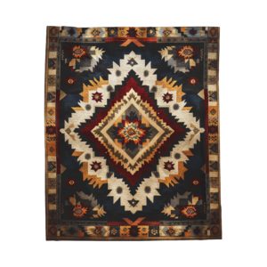 Native American Navajo Style - Velveteen Plush Blanket