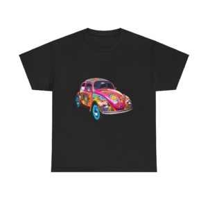 Volkswagen Beetle Hippy Style - Heavy Cotton Tee